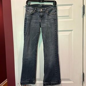 7 for all man kind low rise jeans